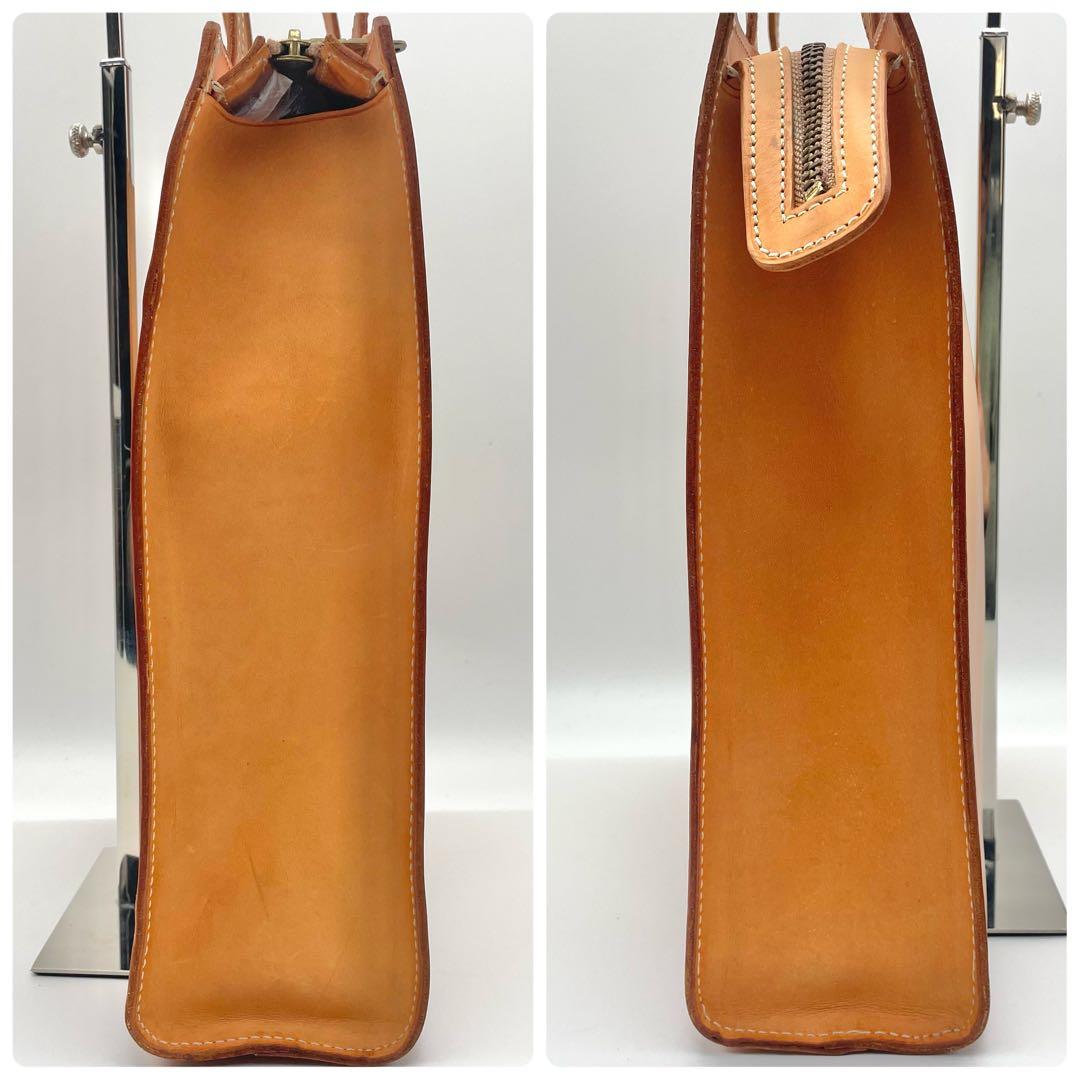 美品✨　BREE ブリー　トートバッグ　ワンショルダー　ヌメ革　オールレザー