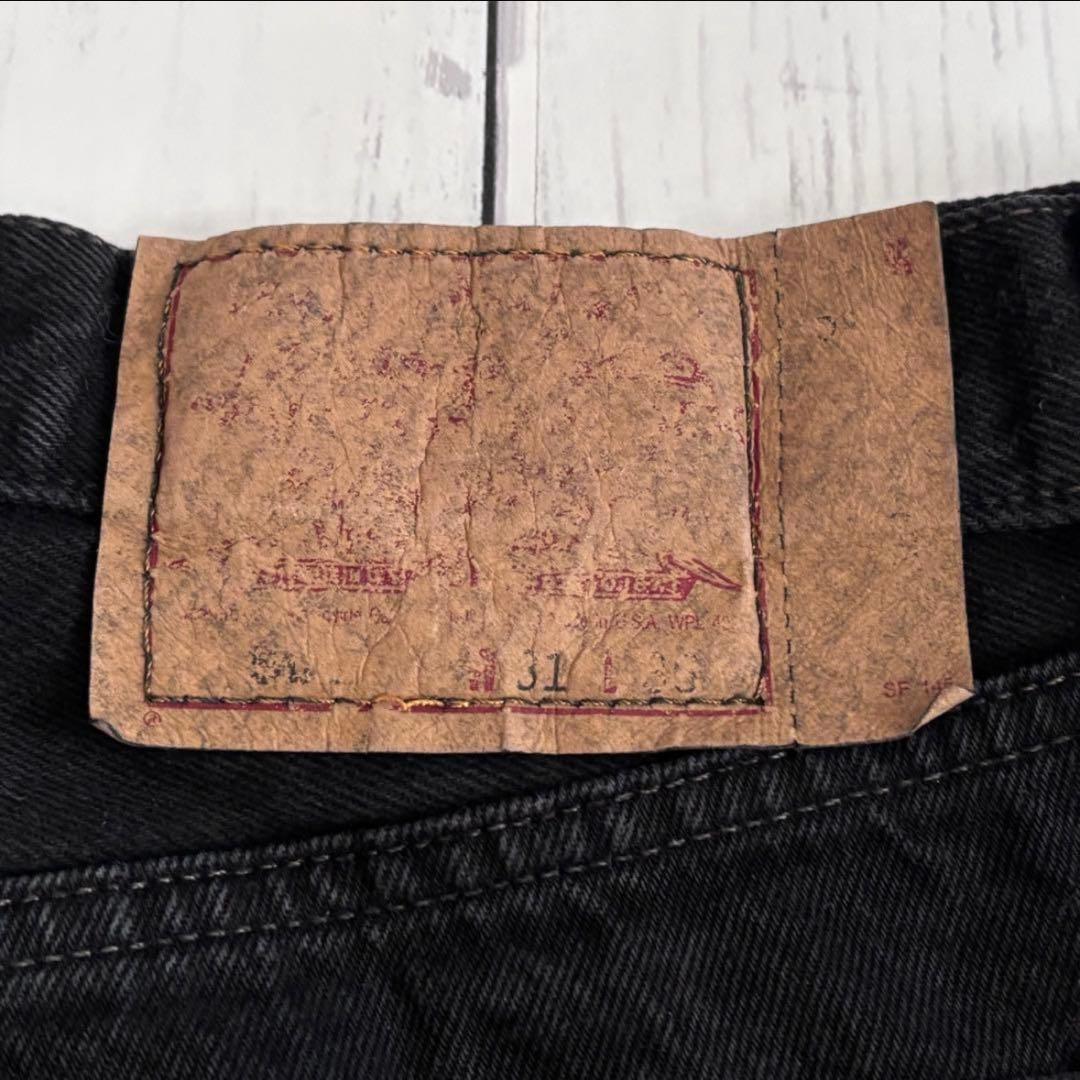 ブ*イ様 米国製 リーバイス 501 5958 ブラックデニム 90s W31