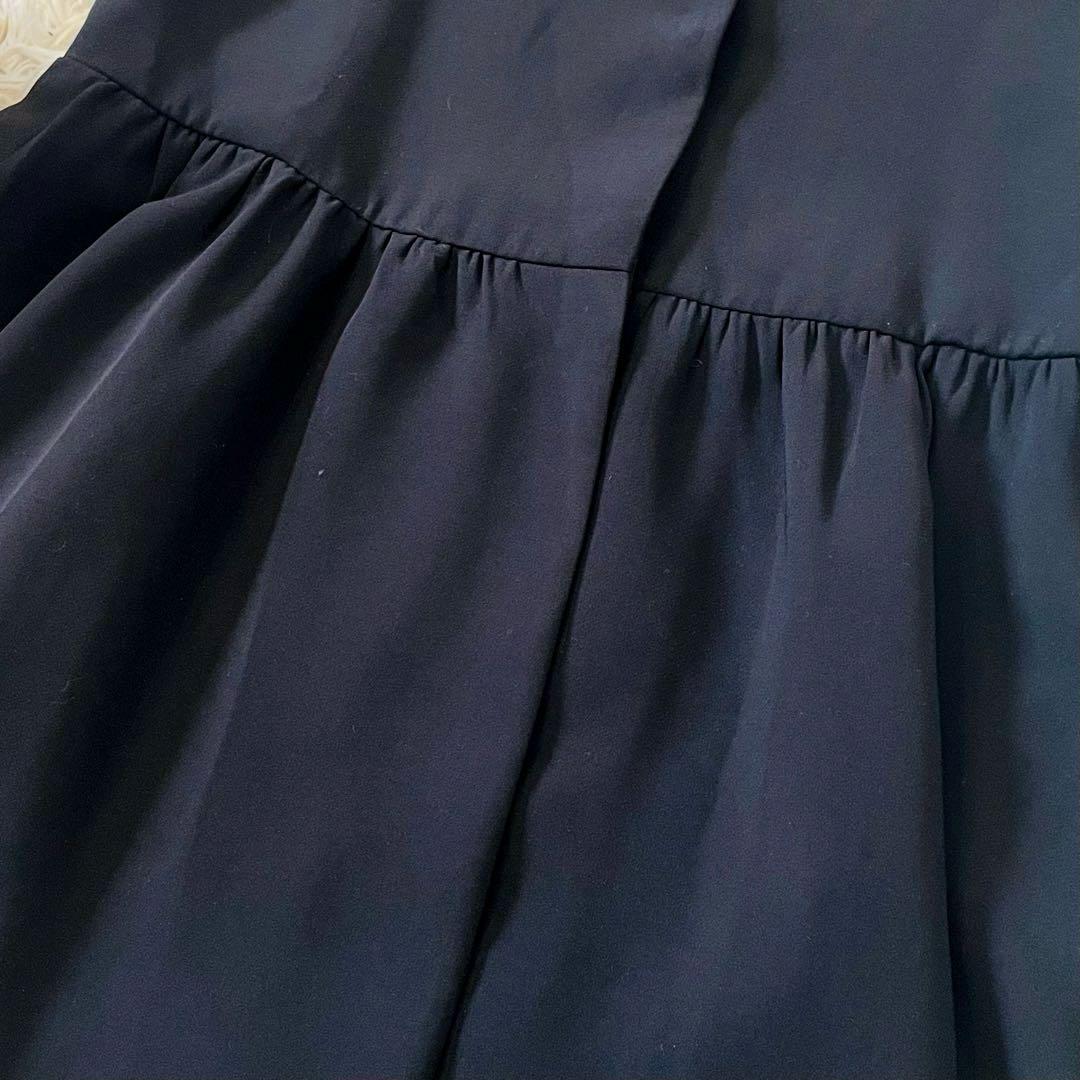 美品☆ BARNYARDSTORM パール ペプラム ベスト ノースリーブ 黒