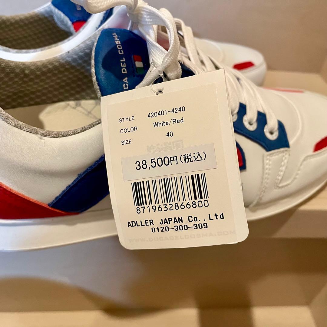 DUCA DEL COSMA デュカデルコスマ ゴルフシューズ サイズ40 白