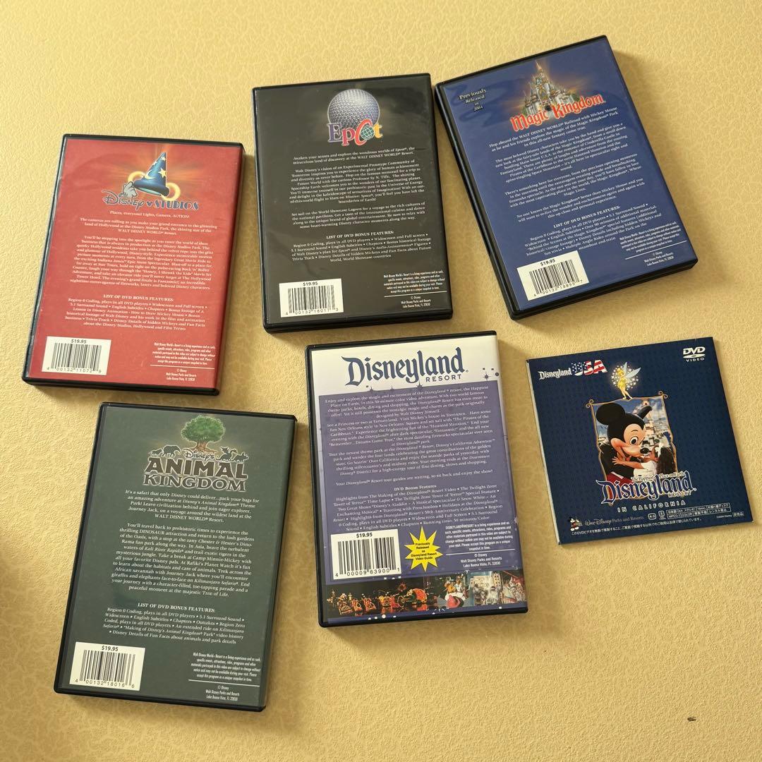 【海外限定・希少】ディズニー パーク＆リゾート DVD コレクション 5枚組