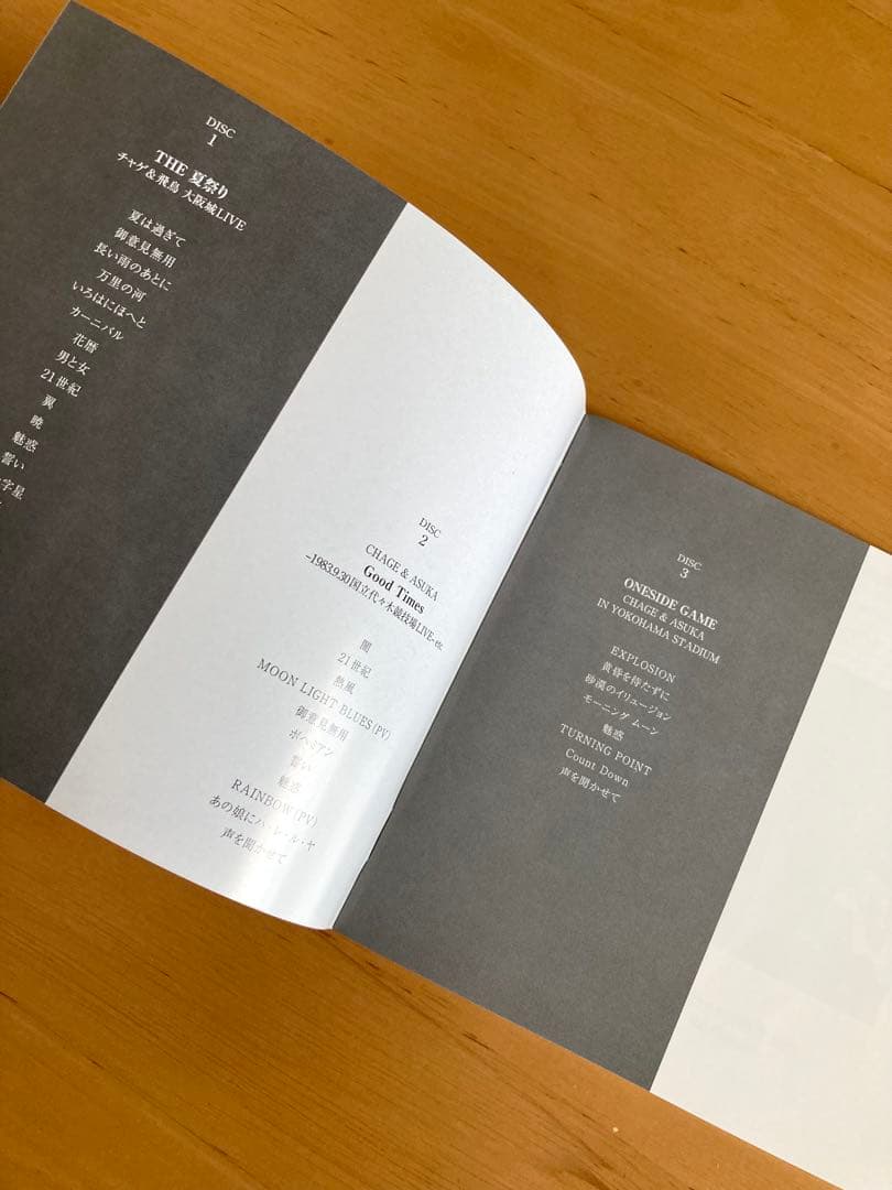 CHAGE and ASKA LIVE DVD BOX1　一部未開封品含む