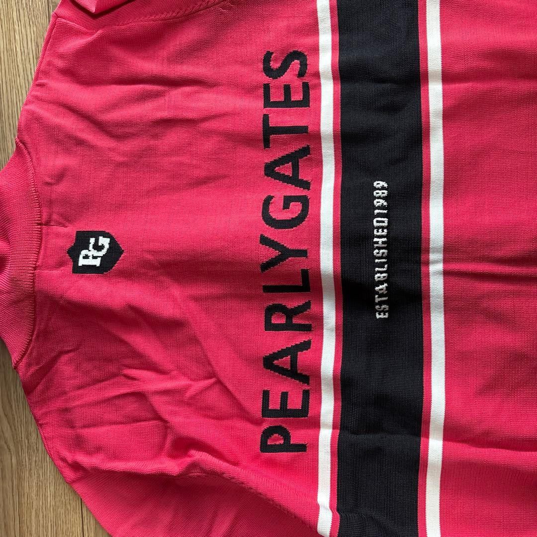 【新品　未使用】PEARLY GATES LAYER ピンク シャツ サイズ6