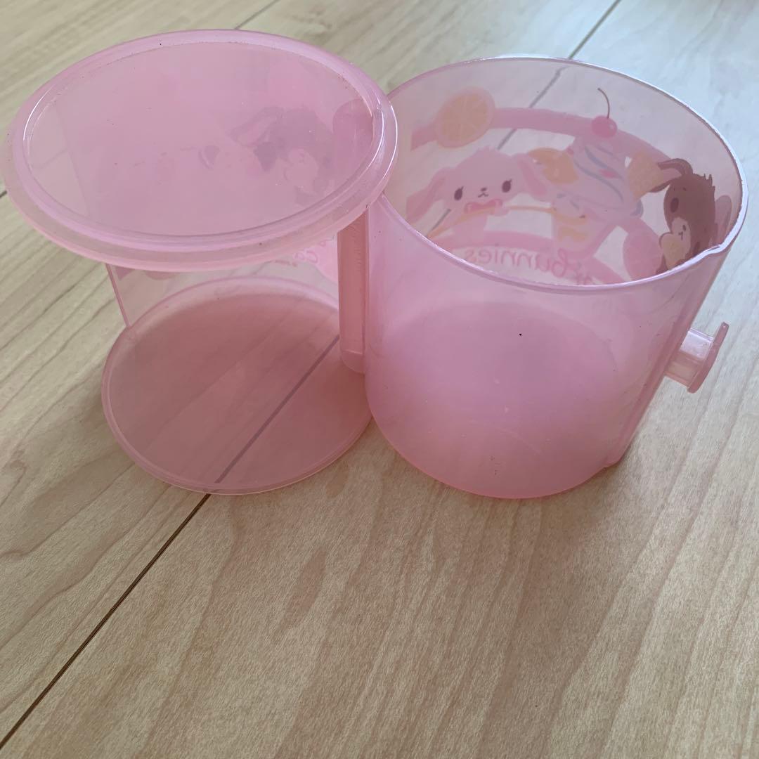 平成レトロ　激レア　希少　サンリオ　シュガーバニーズ　筒形小物入れ　キャニスター