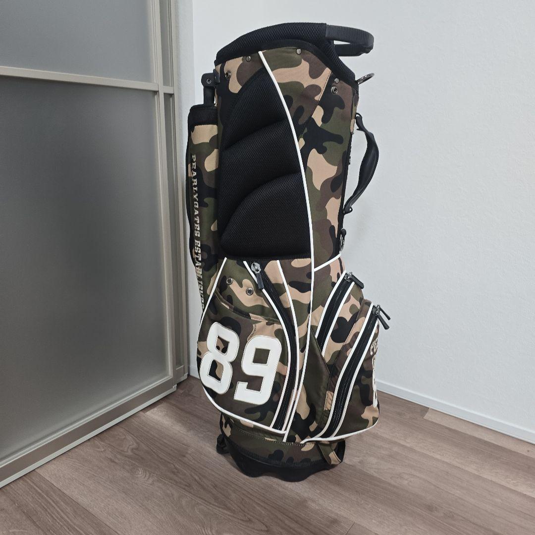 PEARLY GATES 迷彩キャディバッグ 89☆美品