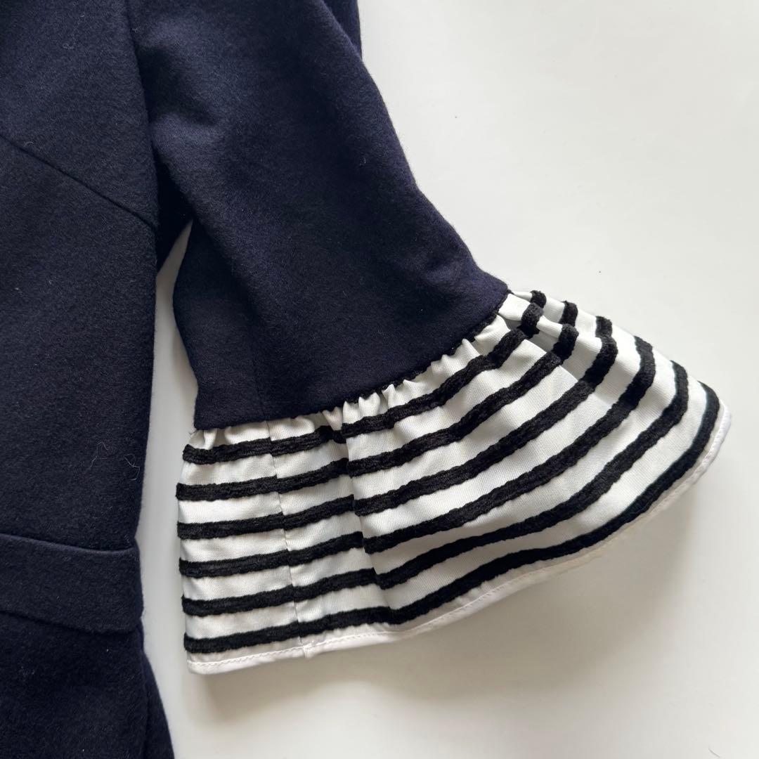 ボーダーズアットバルコニー ウールジャージドレス ワンピース