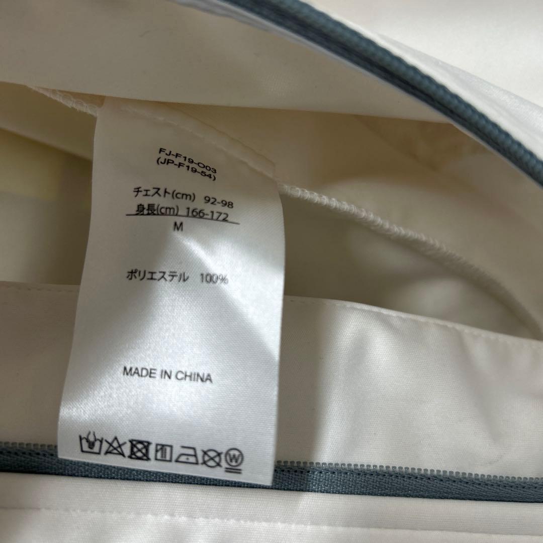 FootJoy フルジップジャケット グレー/ホワイト　Mサイズ