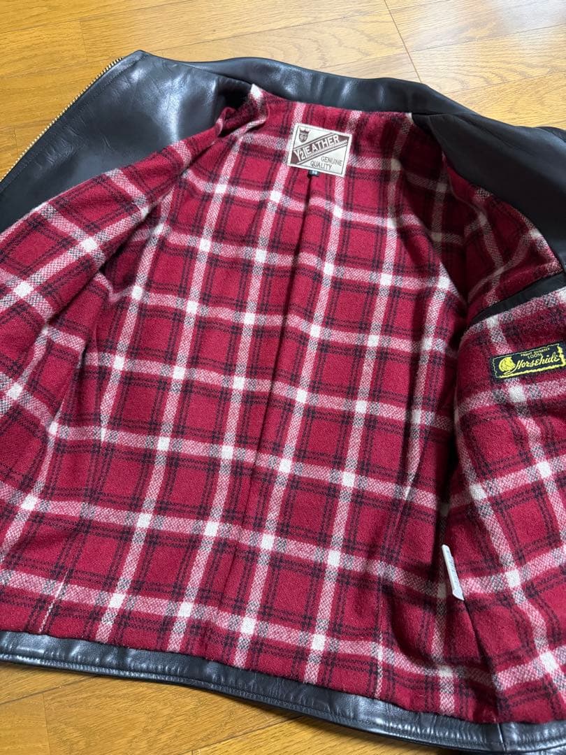 Y'2 Leather(ワイツーレザー） ジャケット38 馬皮