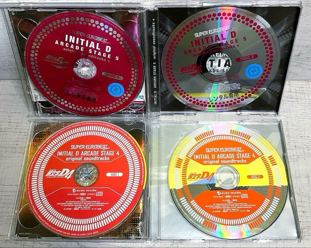 スーパーユーロビート・プレゼンツ「頭文字(イニシャル)D」　関連　15枚セット