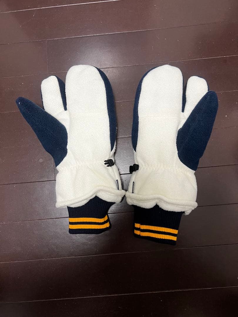 PEARLY GATES ミトングローブ ホワイト/ネイビー