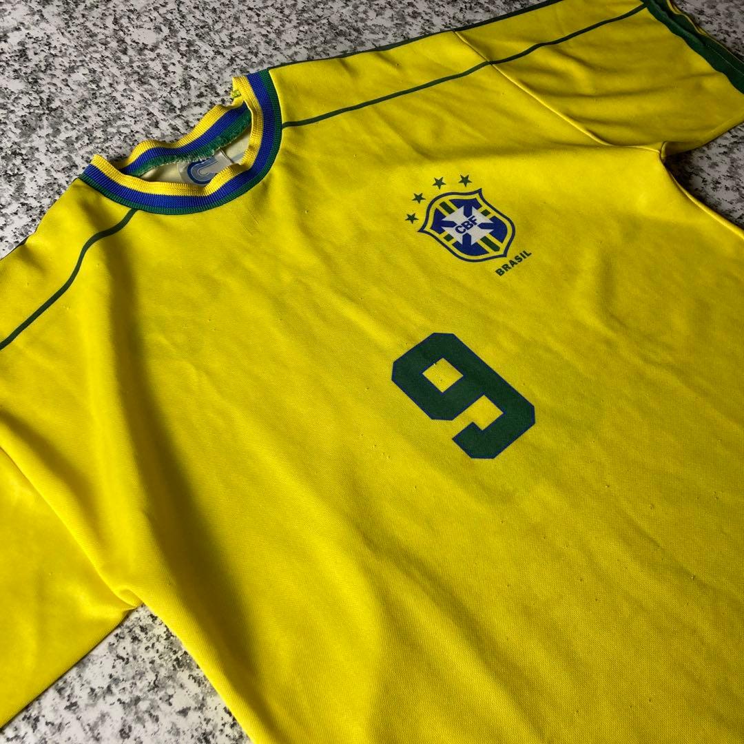 【90sオールド】ブラジル代表　ロナウド　ヴィンテージユニフォーム　CBF