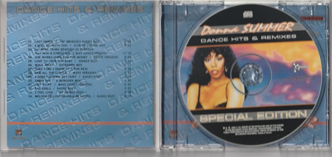 Donna Summer　Dance Hits ＆ Remixes　ベスト盤CD