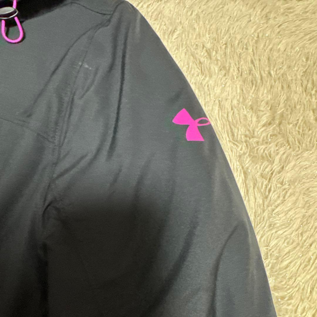 【アンダーアーマー】ベンチコート ★レディース ★ブラック（大きいサイズXL ）
