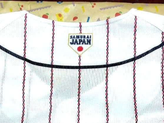 WBC 侍ジャパン 日本代表 ホーム レプリカユニフォーム 白Lサイズ中古品