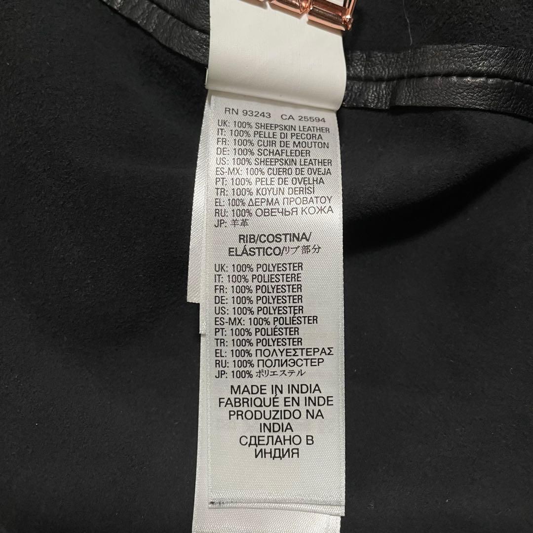 ディーゼム ラムレザージャケット パーカー フーディー