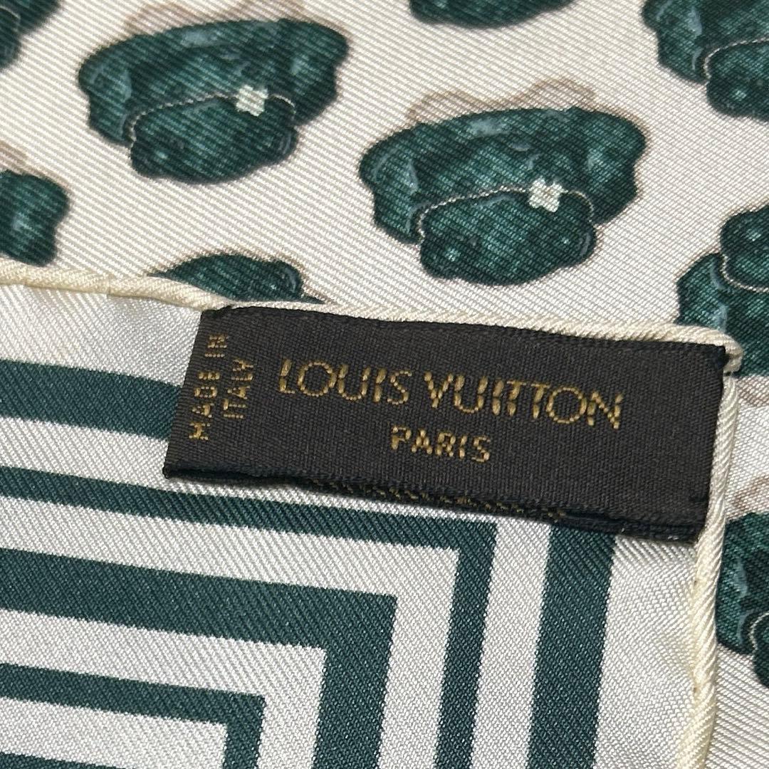 LOUIS VUITTON ルイヴィトンイタリア製シルクスカーフ廃盤未使用箱なし