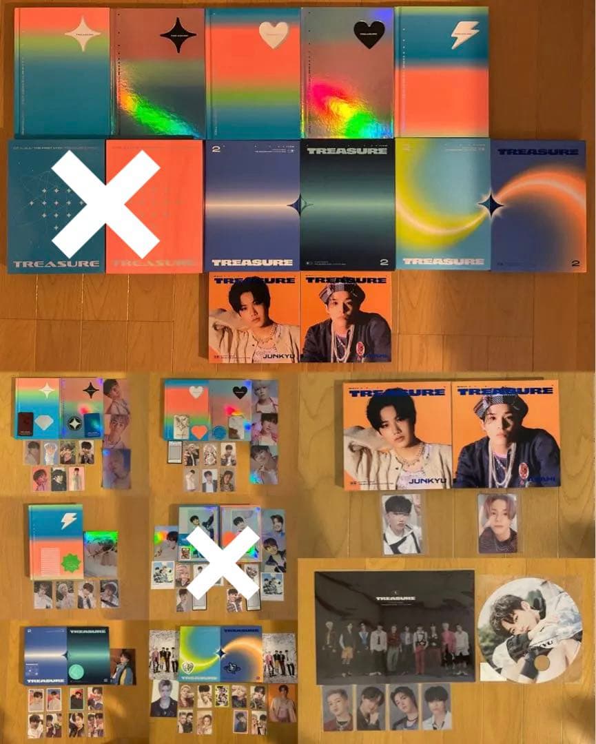 TREASURE アルバム　CD まとめ売り　トレカ付き