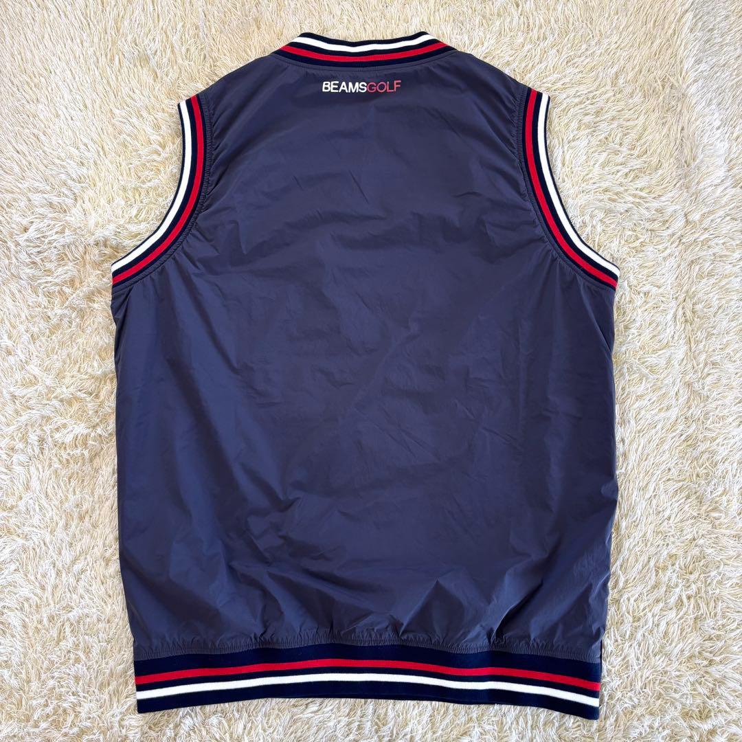 ビームスゴルフ BEAMSgolf ナイロンベスト L ゴルフウェア