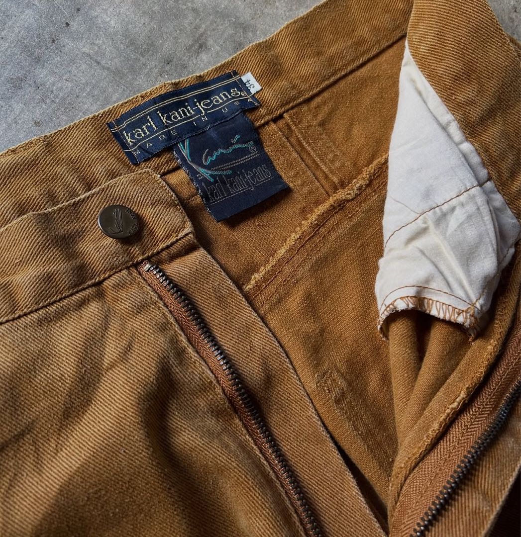 パンツ 1990s KARL KANI \"color tapered denim\"