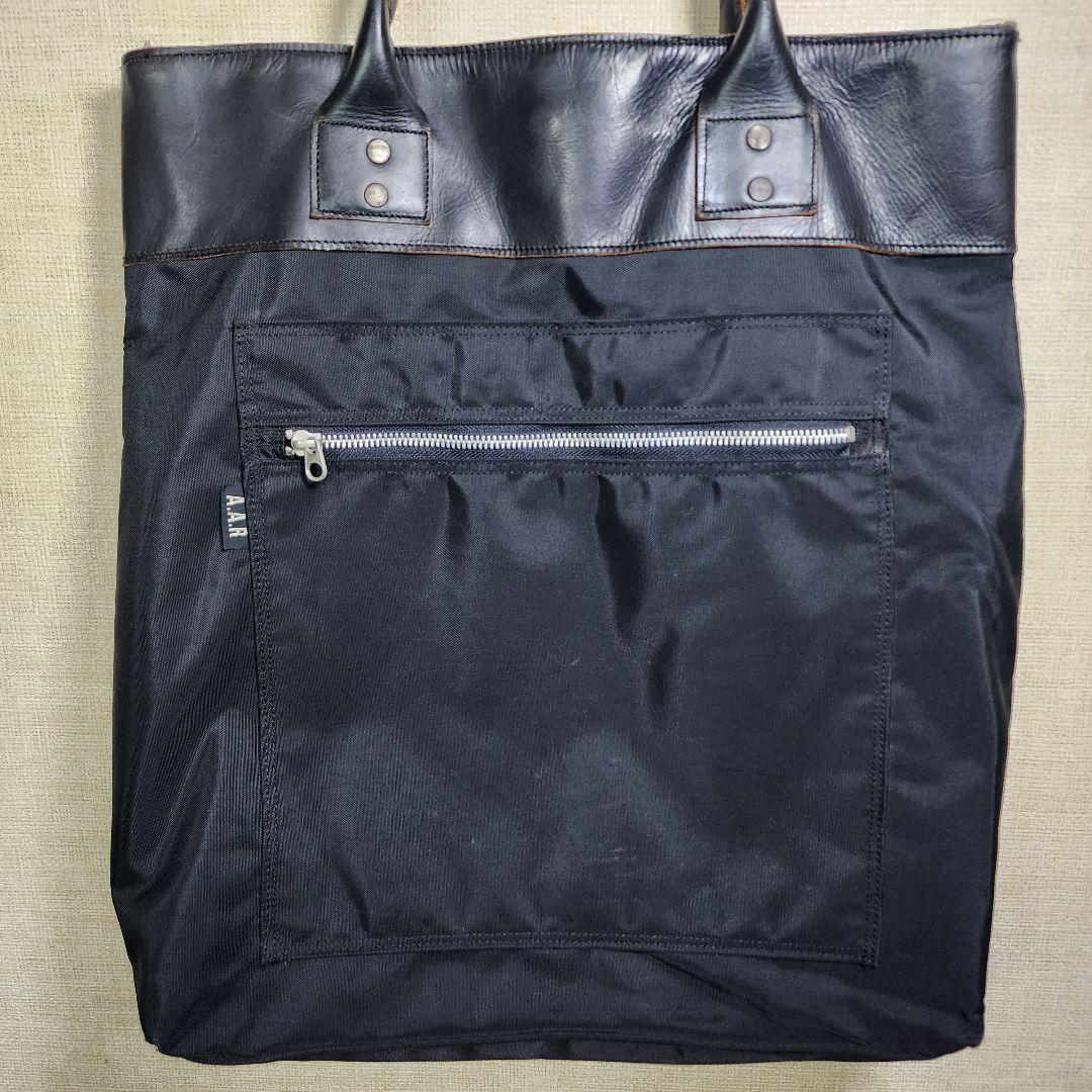 Yohji Yamamoto A.A.R ナイロン レザー トートバッグ A3可