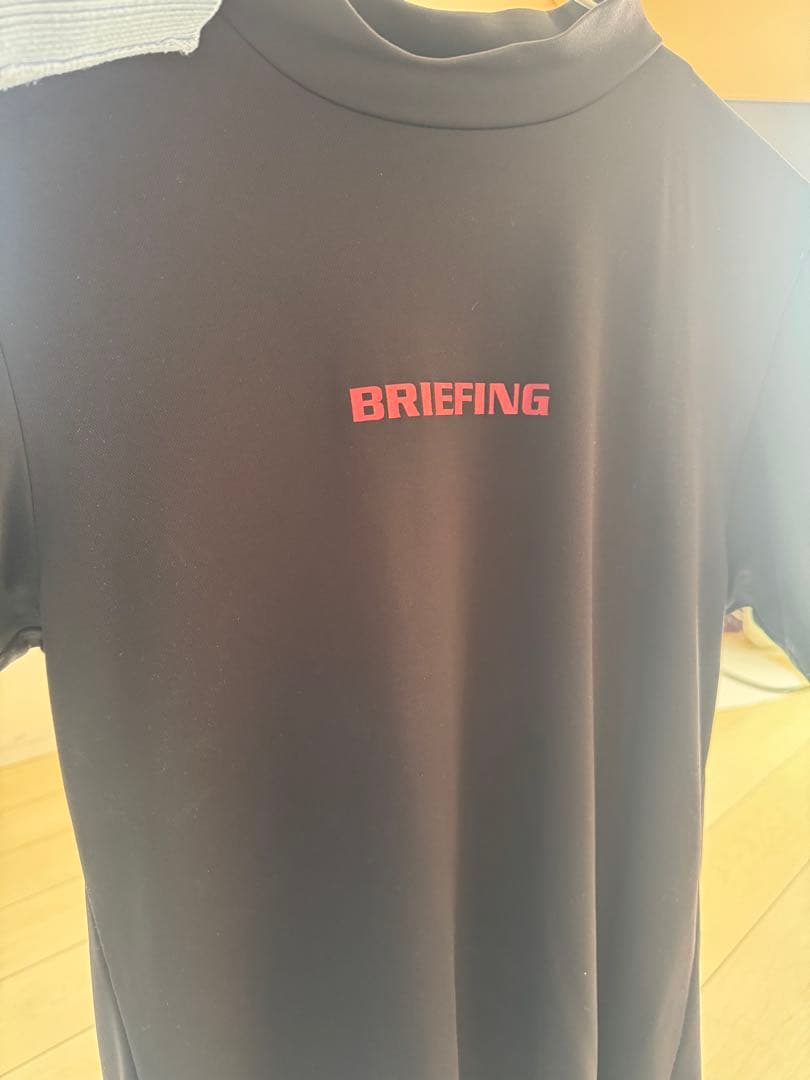 BRIEFING ブラックシャツ S