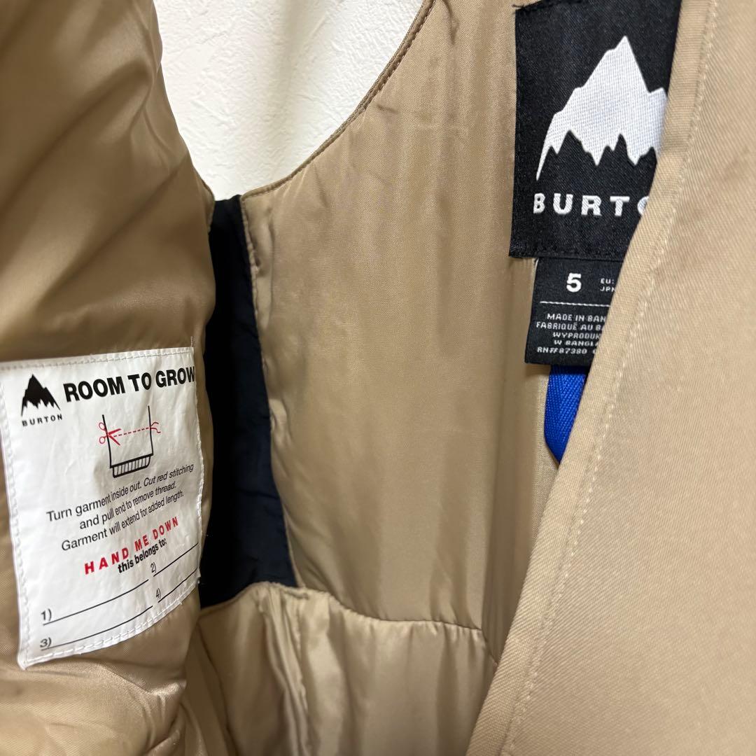 BURTONスノーボードウェアキッズトドラー上下セットビブパンツジャケット