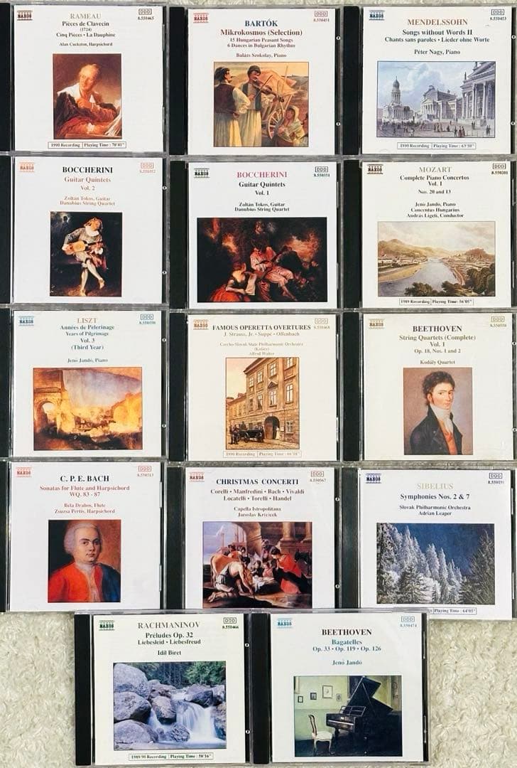 ☆naxos☆クラシック系CDおまとめ64枚 美品多