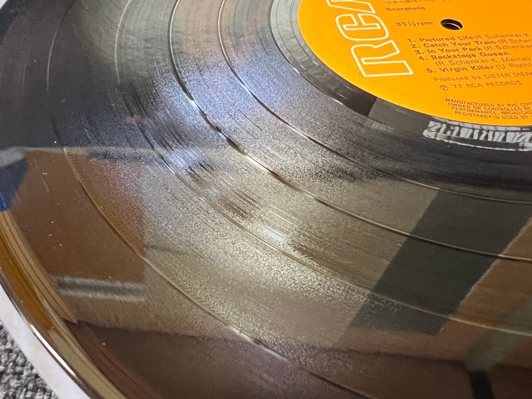 洋楽 Scorpions Virgin Killer RVP-6155 Orig LP