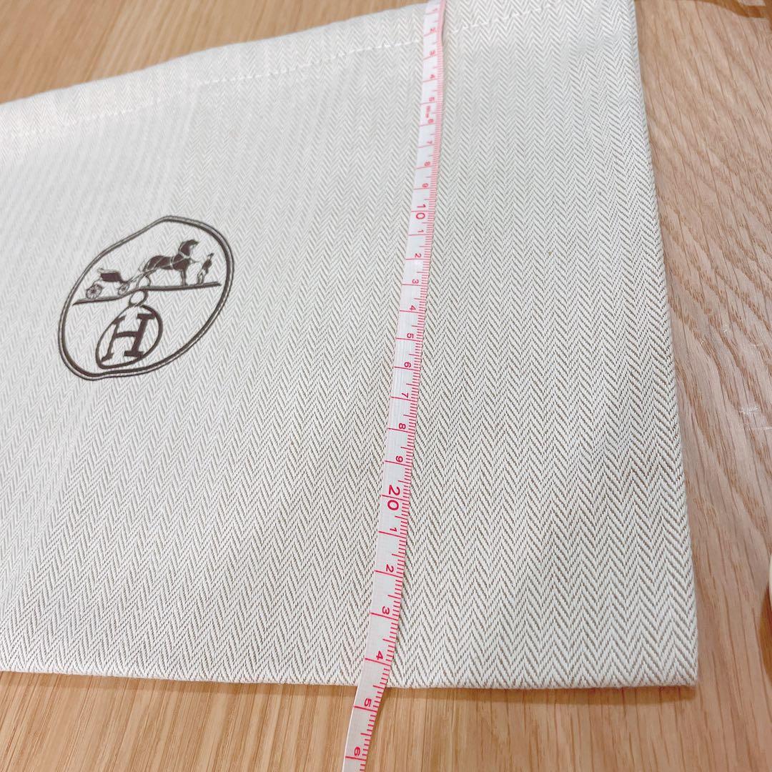 新品 HERMES 保存袋 HERMESタグ付 巾着袋