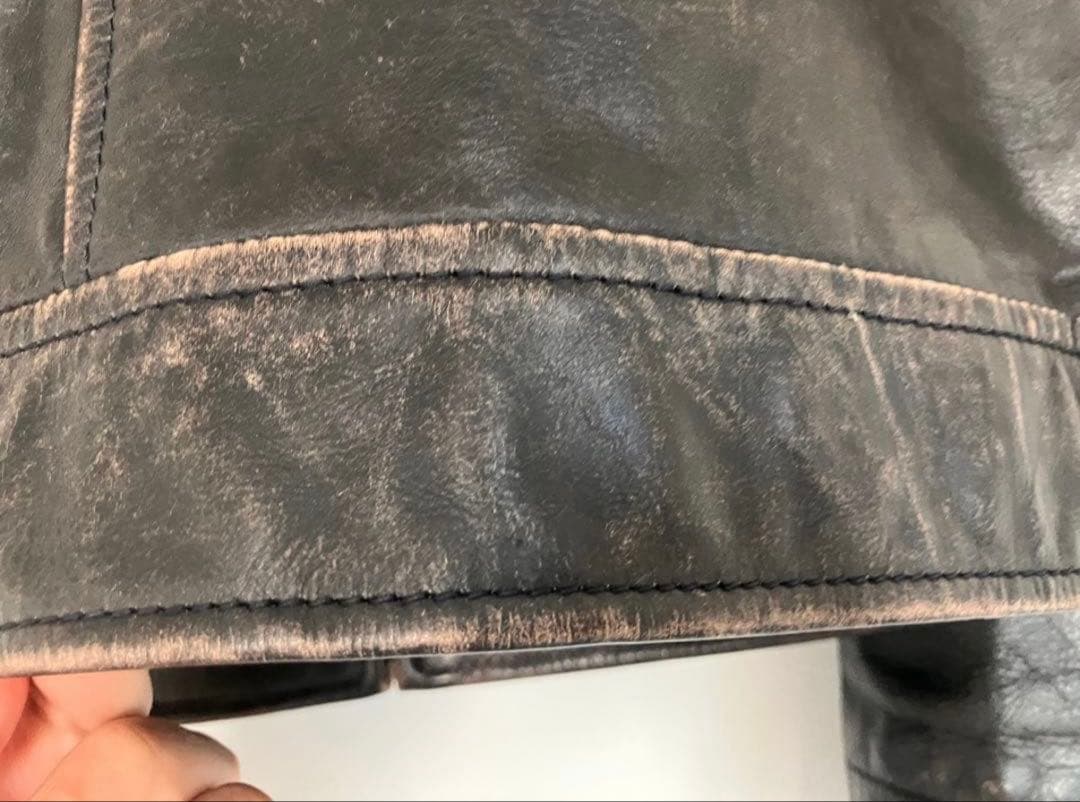 OLD GAP 牛革レザージャケット ボア