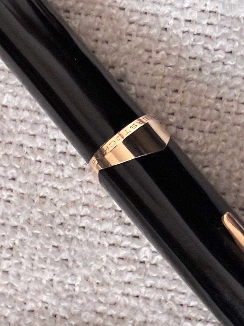 ◾️MONT BLANC モンブラン◾️万年筆 N o.14◾️黒色／金色◾️吸入式◾️