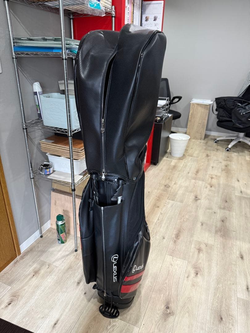 Lexus キャディバッグ ブラック/レッド