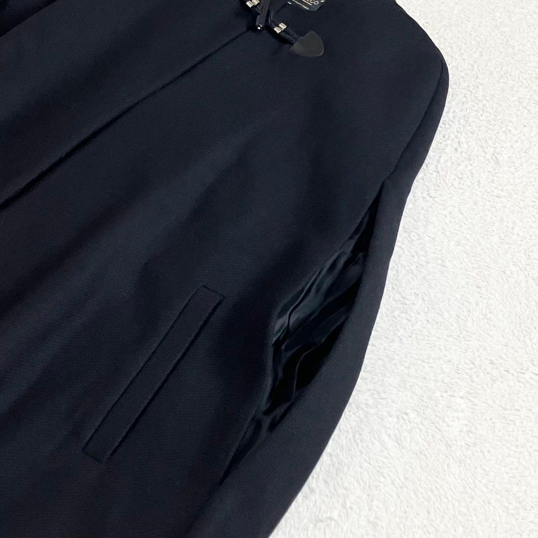 ZARA ザラ　MANTECO ポンチョ　ケープコート　Mサイズ　ブラック