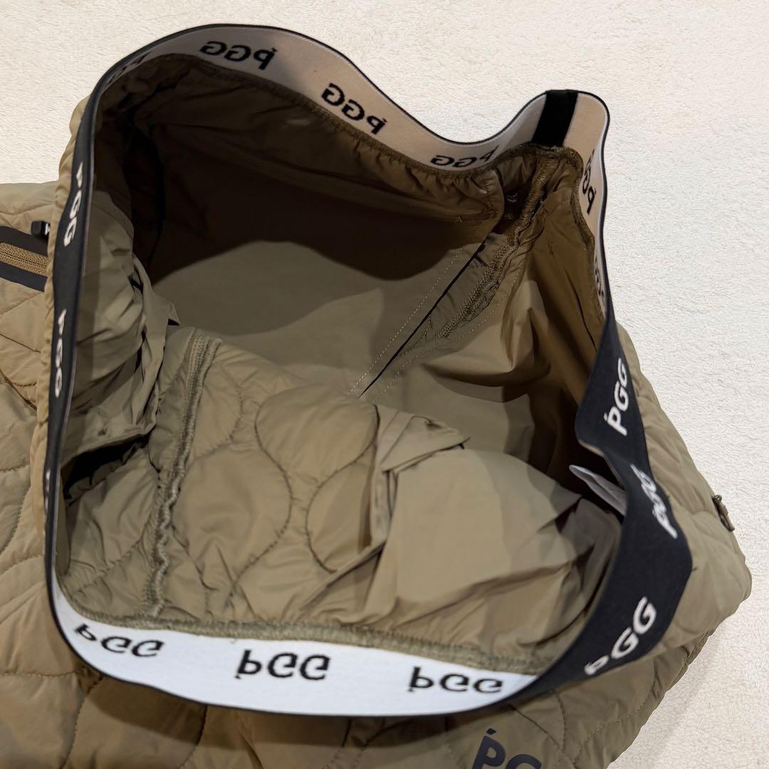 パーリーゲイツ PGG 中綿キルティングパンツ　カーキ　定価39600円　L