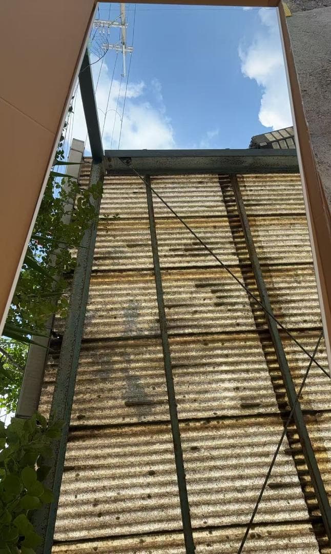 【中古】ダンスミラー 割れない鏡 幅60x160cm 姿見 白色 9番