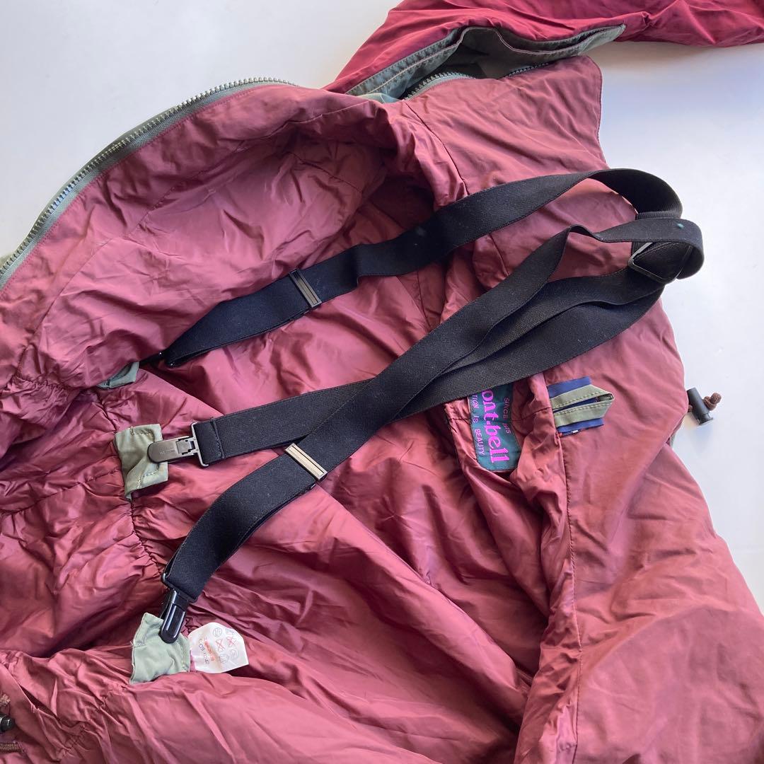 スキー vintage old mont-bell jumpsuits bt