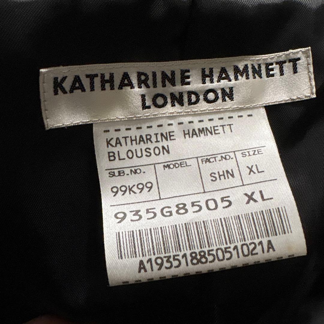ジャケット・アウター KATHARINE E HAMNETT leather blouson XL