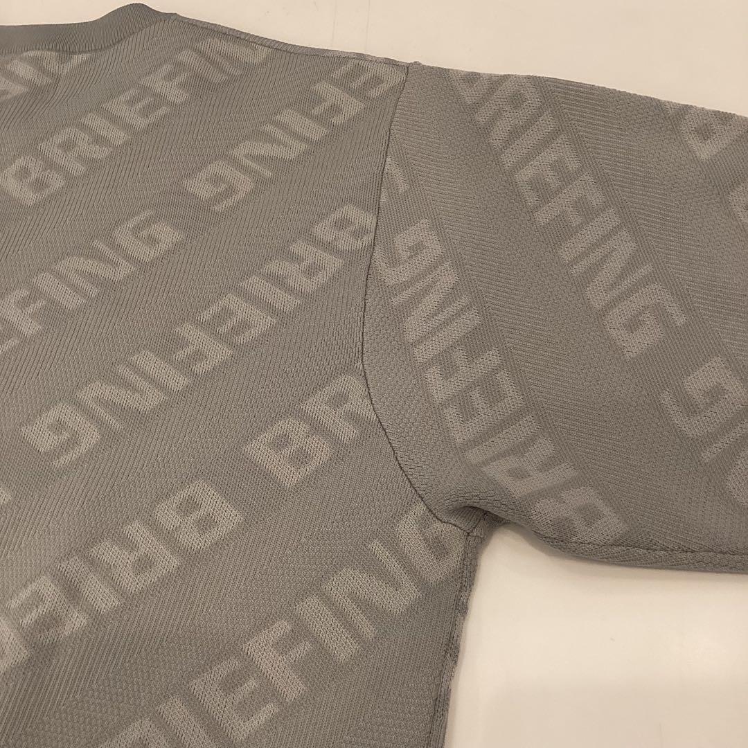 新品　BRIEFING CE BIAS LOGO CREWNECK KNIT L