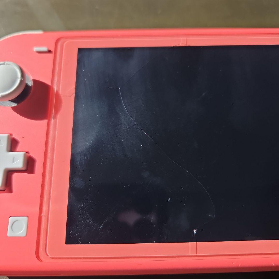 Nintendo Switch Lite コーラル ケース付き ジャンク品