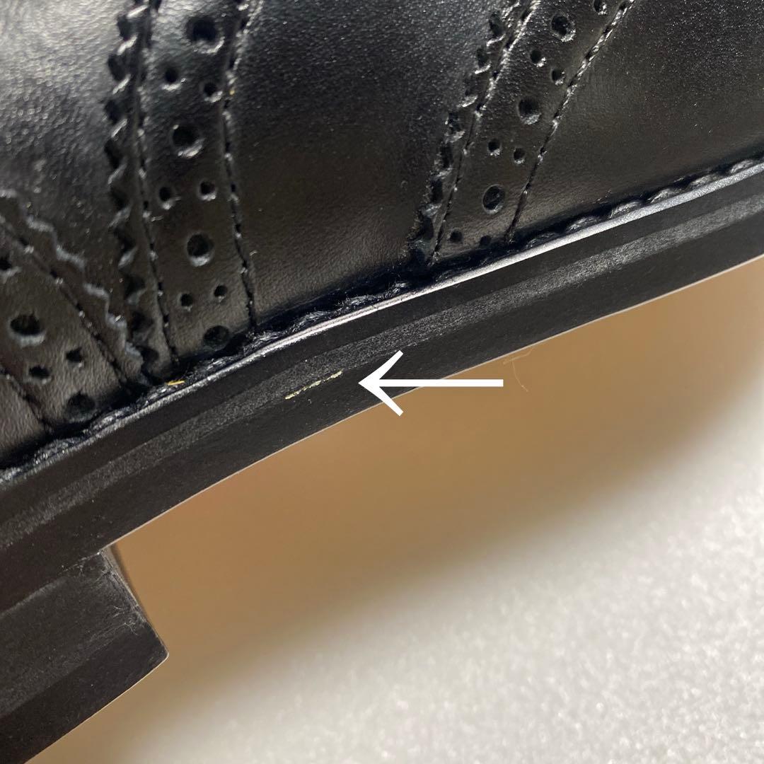 スパイク付ゴルフシューズ　BRIDGESTONE サイズ25.5cm 黒　革