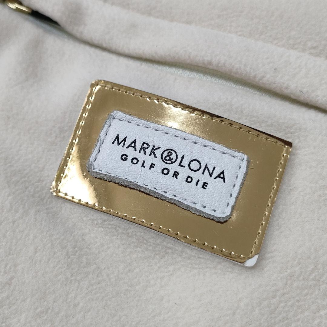 マークアンドロナ　フリース切替え　ロングパンツ　ストレッチ　ゴールド金具　50