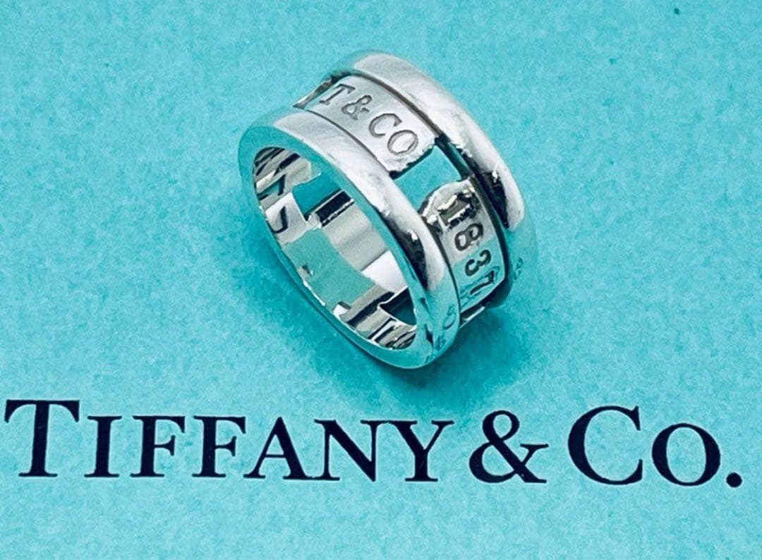 h527 ティファニー　1837 エレメント　リング　シルバー　925 約8号