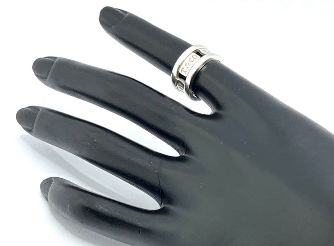 h527 ティファニー　1837 エレメント　リング　シルバー　925 約8号