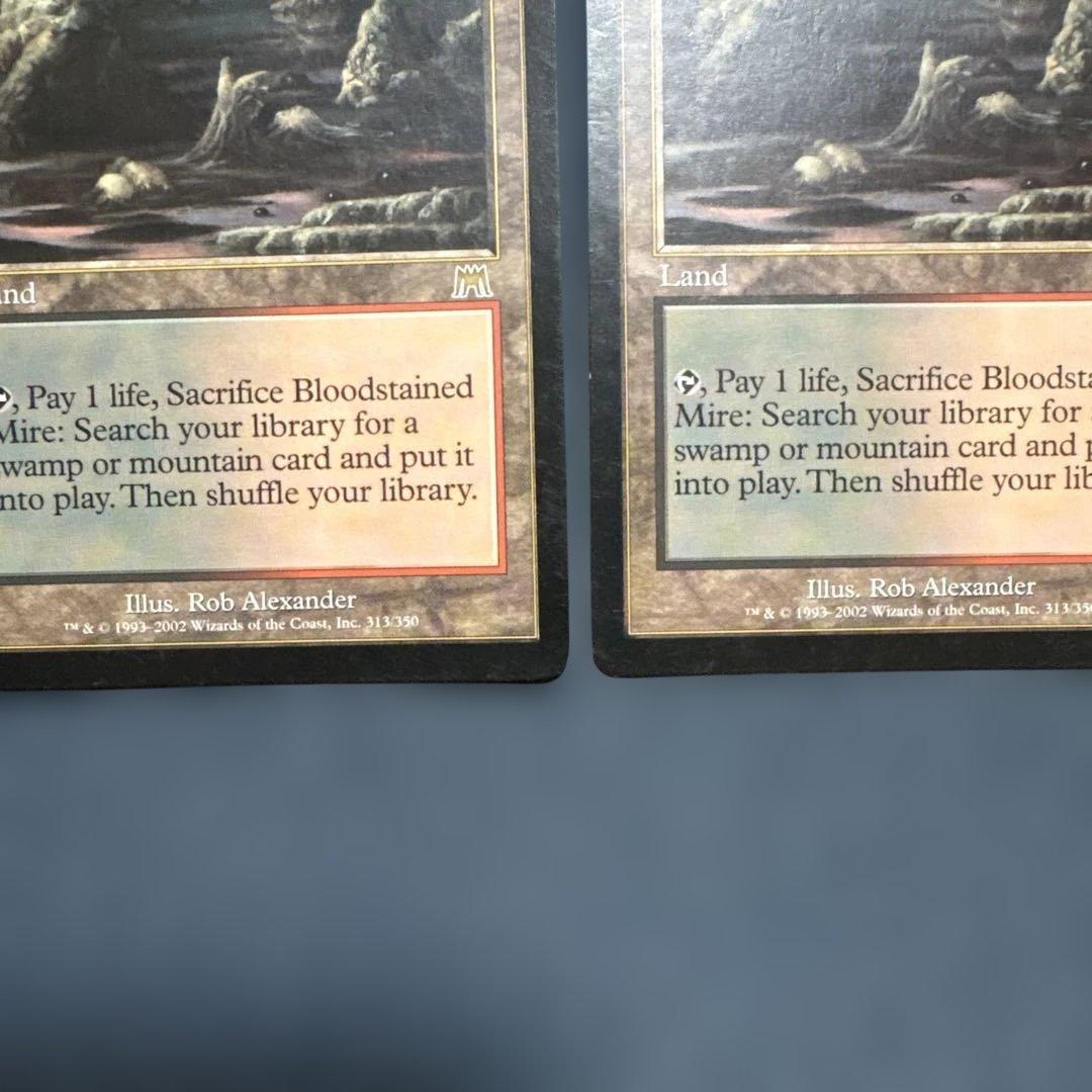 MTG 血染めのぬかるみ　英語版２枚セット