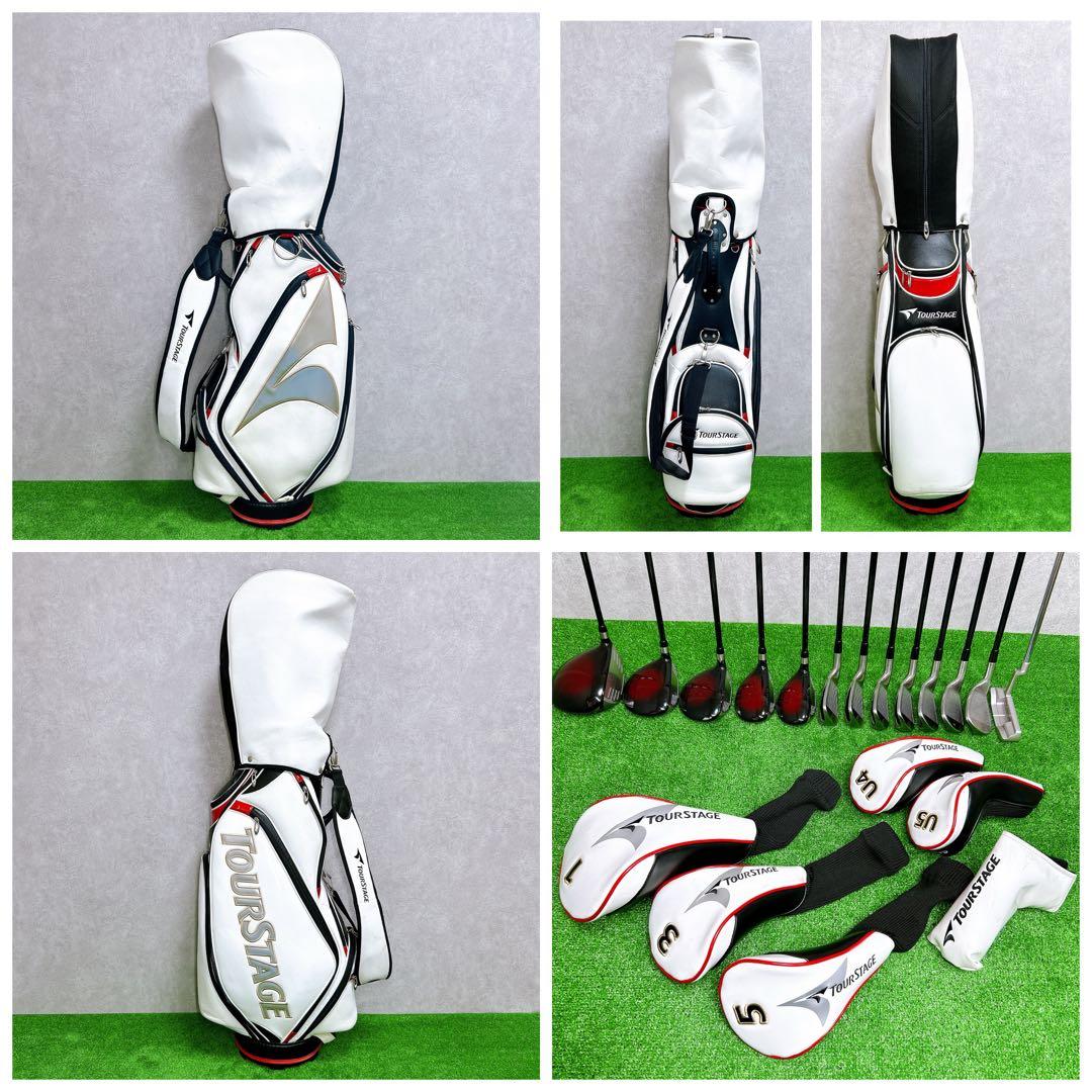 ツアーステージ V773 メンズクラブセット 豪華13本 SR 初心者 男性 右