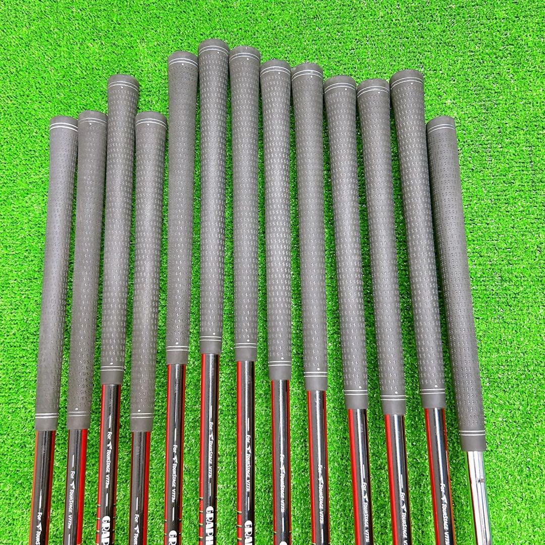 ツアーステージ V773 メンズクラブセット 豪華13本 SR 初心者 男性 右