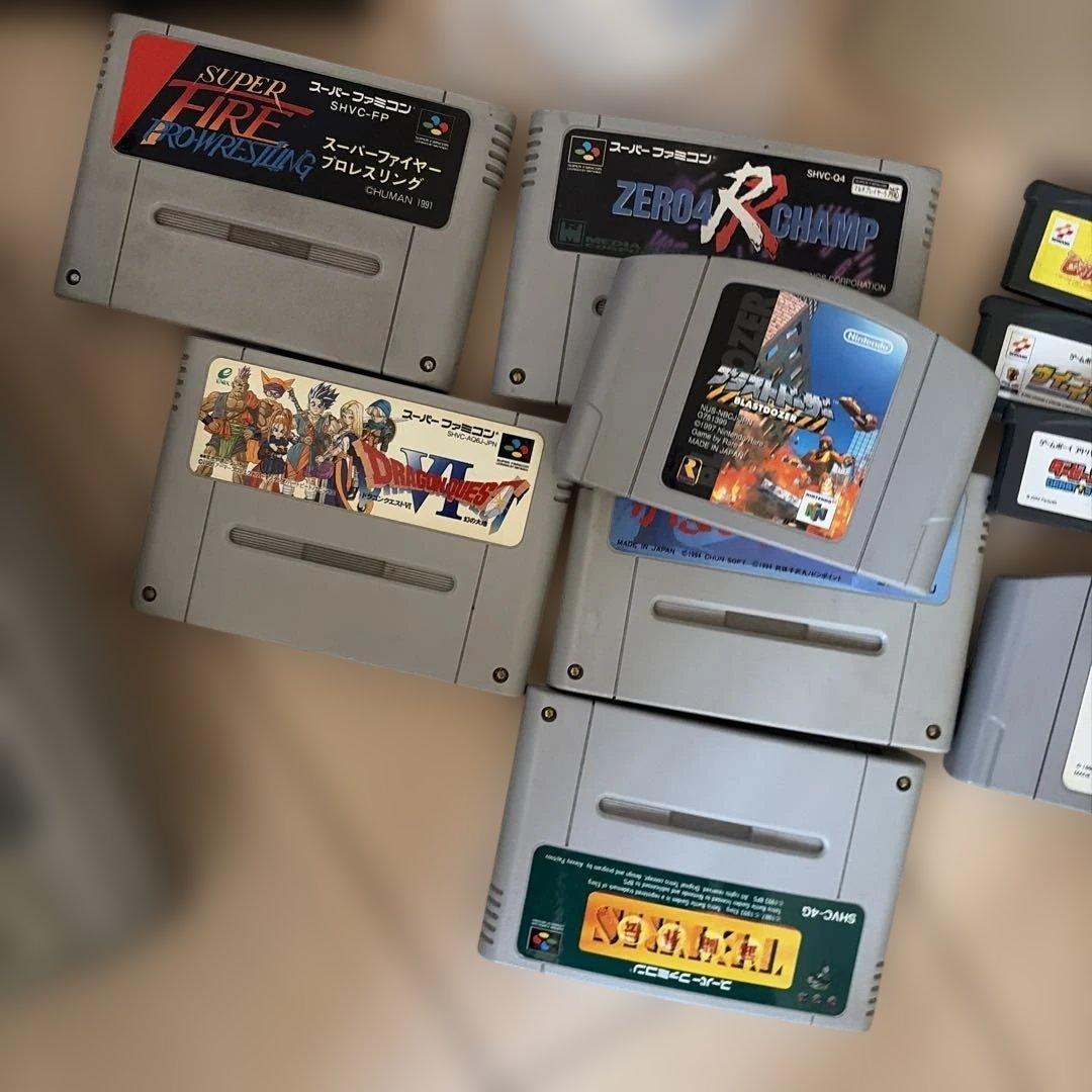 レトロゲームまとめ売り　スーファミ　Wii PS2 PS3ソフトなど　ジャンク