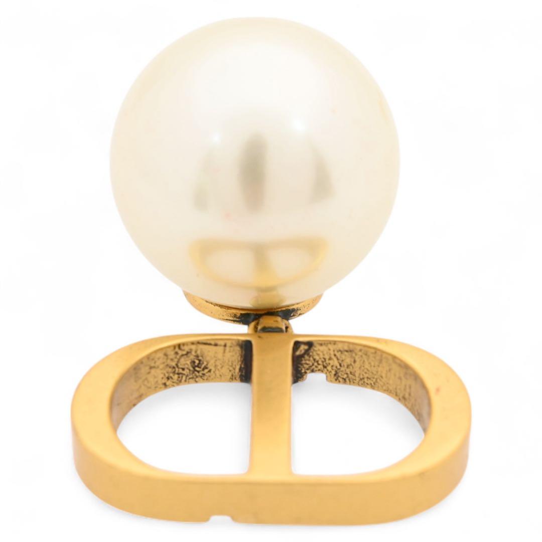 ディオール ピアス パール ロゴ 片耳 Bランク di3706cc