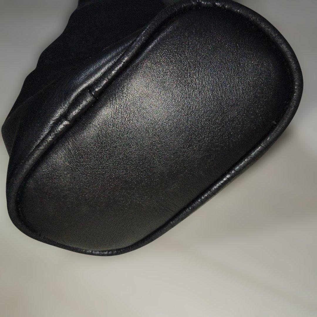 BURBERRY GOLF 黒 ゴルフバッグ　バーバリー　革