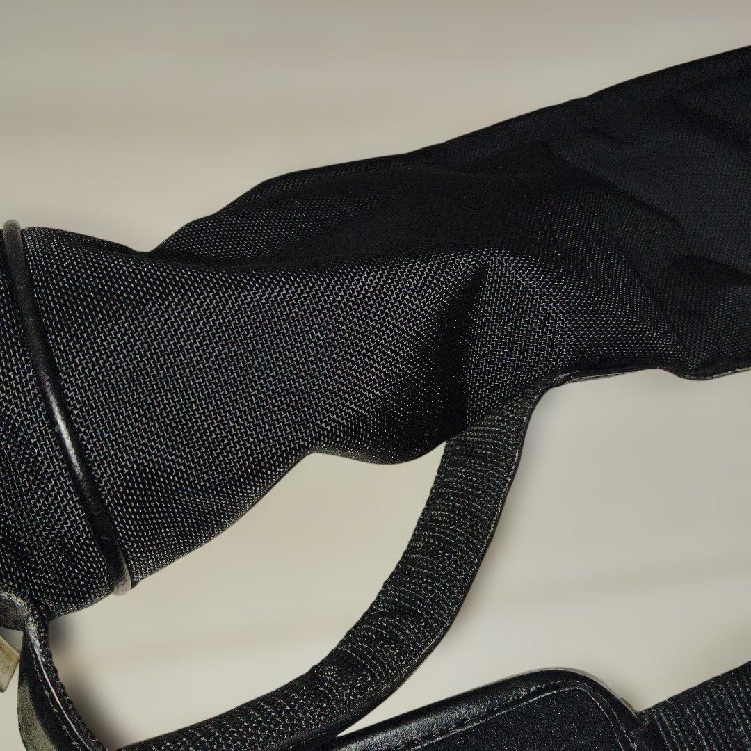 BURBERRY GOLF 黒 ゴルフバッグ　バーバリー　革